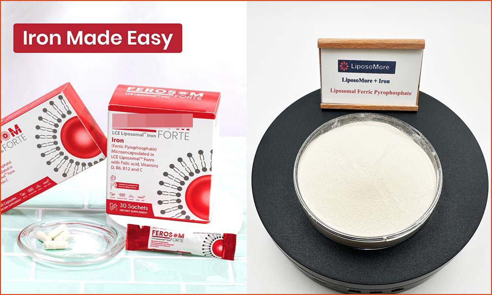 Ingredientes liposomales para la bebida sólida en polvo