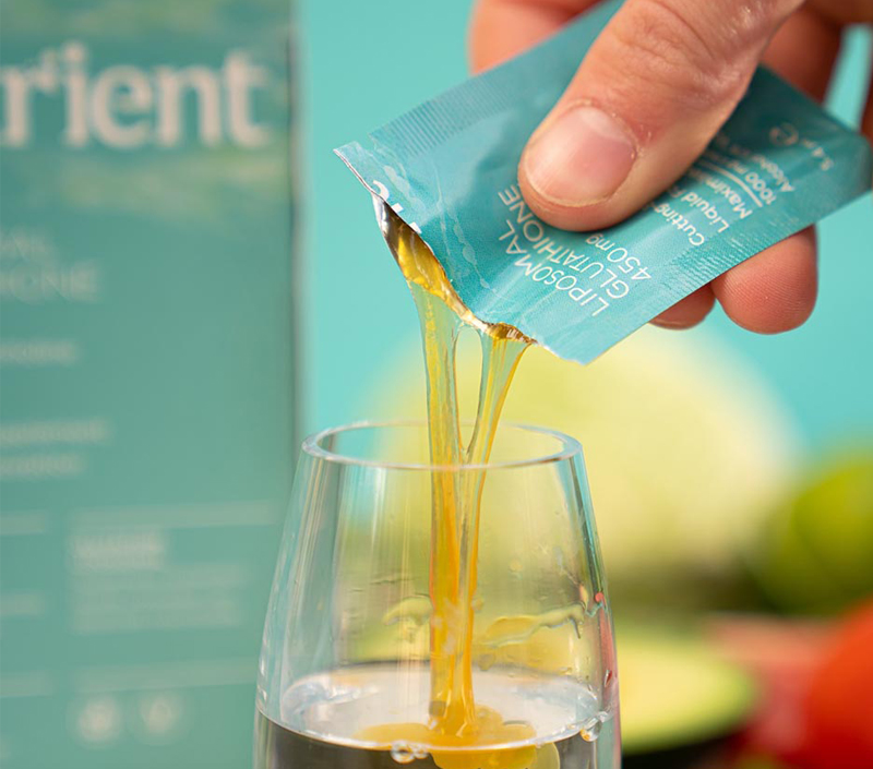 Aplicación: Bebidas y bolsitas de belleza funcional